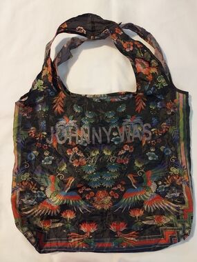 Johnny Was California Reusable Nylon Tote Bag – Floral Phoenix Boho Shopper